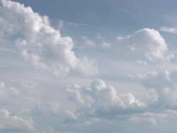 Time lapse cumulus clouds Stock Footage