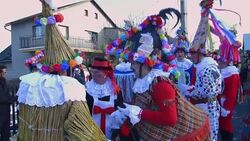 CLEAN : Food drink and dance as Czech carnival bids farewell to winter News Clip