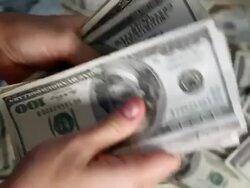 Counting Money Stock Footage