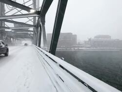 Winter in New England Stock Footage