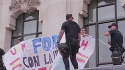 Protest in Madrid against Catalonia secession vote News Clip