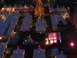 berlin christmas market - timelapse Stock Footage