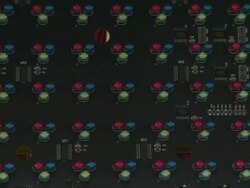 Testing light bulb of the LED electronic board Stock Footage