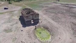 Church St. Ivan Rilski Came to Surface Stock Footage