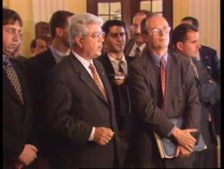 MALTA: YASSER ARAFAT MEETS ISRAELI FOREIGN MINISTER DAVID LEVY News Clip