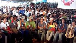 VOICED: Presidente Santos en el Cauca News Clip