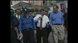 Ruldolph Guiliani at Ground Zero News Clip