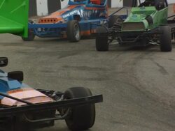 MS SLO MO TS Shot of Stock car / Manchester, United Kingdom   Stock Footage