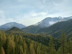 mountain landscape changing seasons Stock Footage
