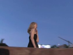 Patricia Clarkson at the Cairo Time: Aruba International Film Festival at Aruba . (Footage by WireImage Video/GettyImages) Stock Footage