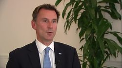 Jeremy Hunt reaction on BMA contract rejection News Clip