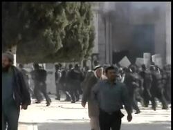 Muslims hold protest rallies as work continues near the al Aqsa mosque. News Clip
