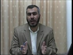 Abbas departs for mtg, Erekat, Hamas spokesman, arrivals, photo op, protest News Clip