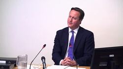 UK PM CAMERON GIVES EVIDENCE AT MEDIA STANDARDS INQUIRY News Clip