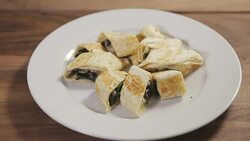 Vegan pie on a plate Stock Footage