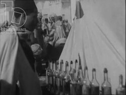 Markets, dancing and minarets. Algeria, 1947 Stock Footage