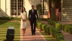 Prince William & Catherine at Ghandi House News Clip