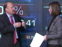 Nasdaq opening bell ringing ceremony with the stars of 'Mad Money' Stock Footage