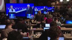 CLEAN : Clinton Sanders campaigns on defensive after acrimonious debate News Clip