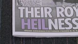 CLEAN : UK's The Sun shows images of young queen's 'Nazi salute News Clip