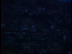 BOSNIA: SARAJEVO: SOLDIER SHOT NEAR JEWISH CEMETERY News Clip