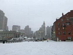 Winter in Boston Stock Footage