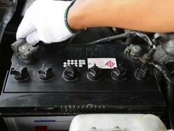 Battery checking Stock Footage