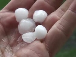 Hail Stones Stock Footage