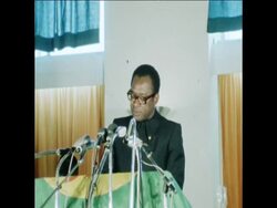 SYND 28 11 77 PRESIDENT MOBUTO ADRESSES CONGRESS Instructional Video