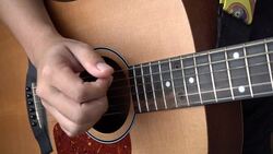 HD Slow Motion: Close Up Video Of Guitarists Hands Stock Footage