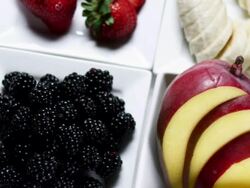 FRUIT TRAY-HEALTHY FOOD-HD Stock Footage