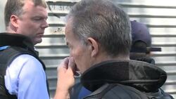 CLEAN : Dutch investigators inspect MH17 bodies at east Ukraine station News Clip