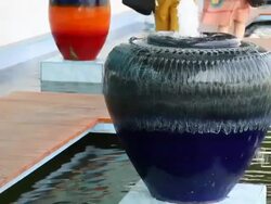 jar fountain Stock Footage