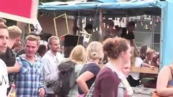 CLEAN : Anti G20 protesters gather in Hamburg (2) News Clip