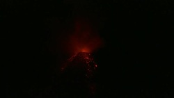 Lava and flames spew from Mayon volcano in Philippines Instructional Video