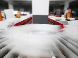 express delivery package sorting assembly line,timelapse. Stock Footage