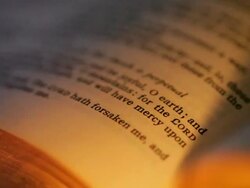 The Text of God Stock Footage