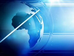 Modern Earth Spin Background Loop - Night Glow Blue HD Stock Footage