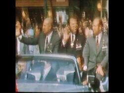 SYND 15 10 75 SOVIET COSMONAUTS ON GOODWILL VISIT TO THE UNITED STATES News Clip