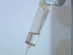 Chemotherapy IV Drip Stock Footage