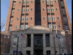 Moussaoui brought to court, barred from courtroom during jury selection News Clip