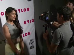 Freida Pinto at NYLON 13th Anniversary Issue Celebration on 4/10/12 in West Hollywood, CA.  Stock Footage