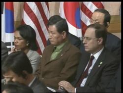 Bush and Roh joint news conference News Clip