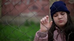 discarded child Stock Footage