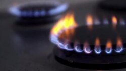 close up cooking stove Stock Footage