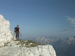 HD: Mountaineering Stock Footage