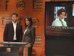 2005 Screen Actors Guild SAG Awards Nominations Announcements Stock Footage