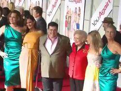 Sigourney Weaver, Odette Yustman, Andy Fickman, Betty White, Kristen Bell, Jamie Lee Curtis at the 'You Again' Premiere at Hollywood CA. (Footage by WireImage Video/GettyImages) Stock Footage