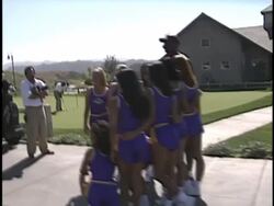 Ike Austin Celeb Golf Stock Footage