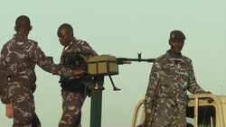 French troops head out of capital towards frontline News Clip